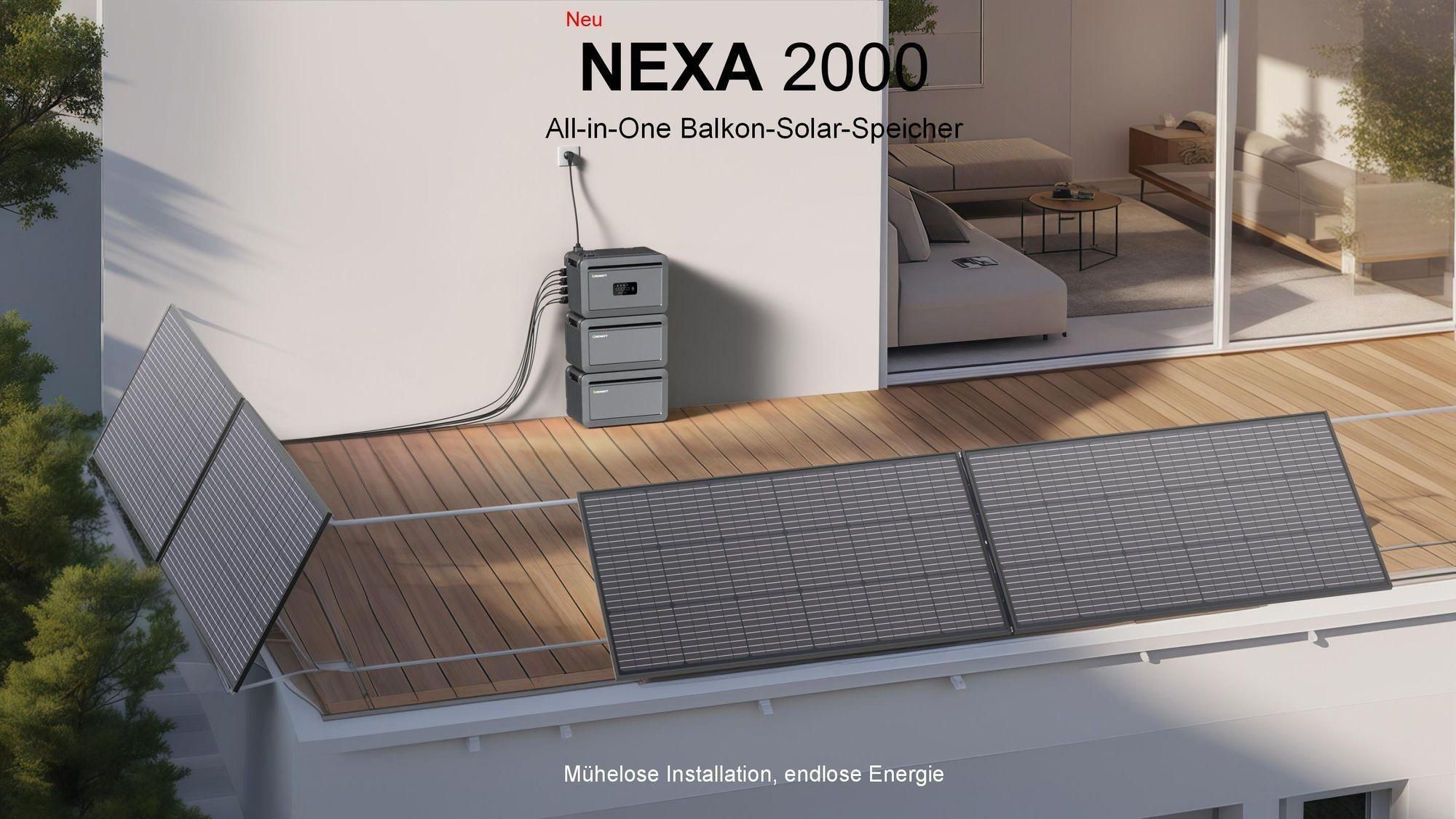 Akumulator słoneczny Growatt NEXA o pojemności 2000 Wh, Growatt NEXA 2000