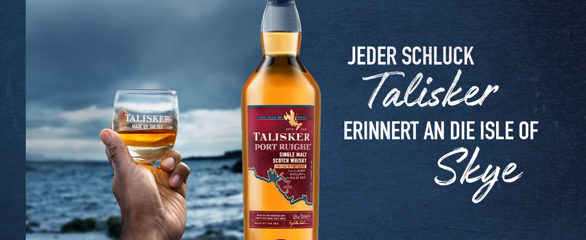Talisker Port Ruighe, Single Malt Scotch Whisky, 45.8 % vol, 700 ml Einzelflasche
