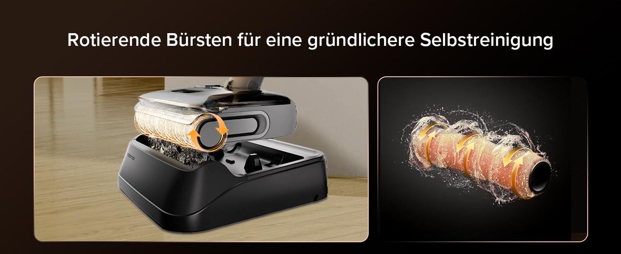 Roborock F25 GT Nass und Trockensauger, 20.000 Pa kabelloser All-in-One-Hartbodenreiniger, Selbstreinigung und Trocknung mit Hohe Temperaturen