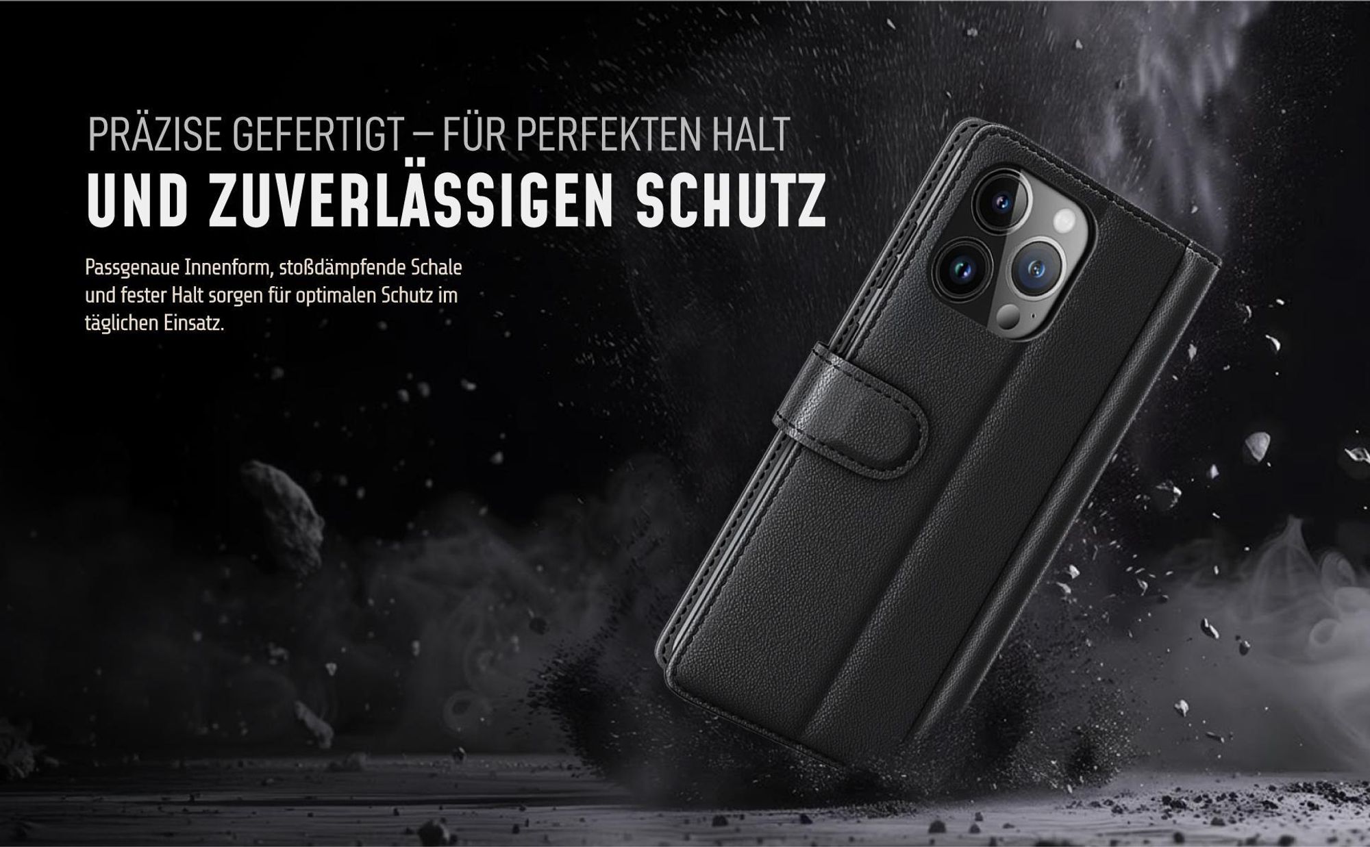 Handycase für Apple iPhone 15 Pro Max mit 360 Grad Schutz
