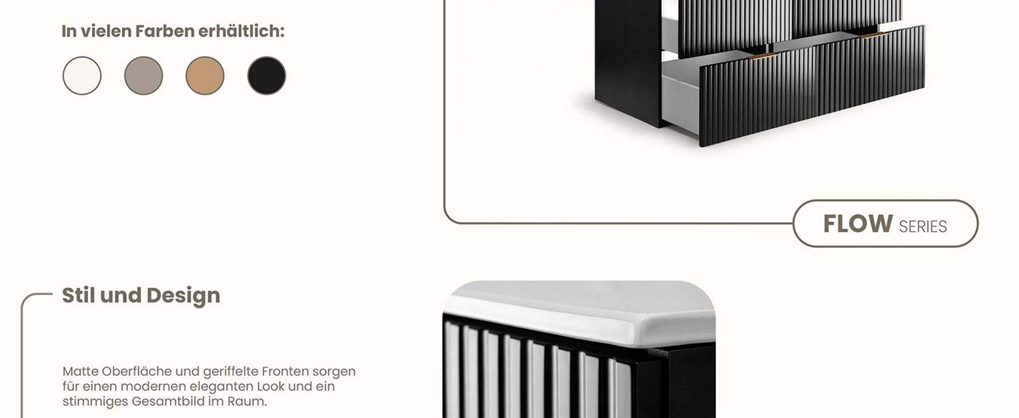 RODAN, Badmöbel, Badschrank, Badezimmermöbel, Badezimmer, MODERN, Waschbeckenunterschrank