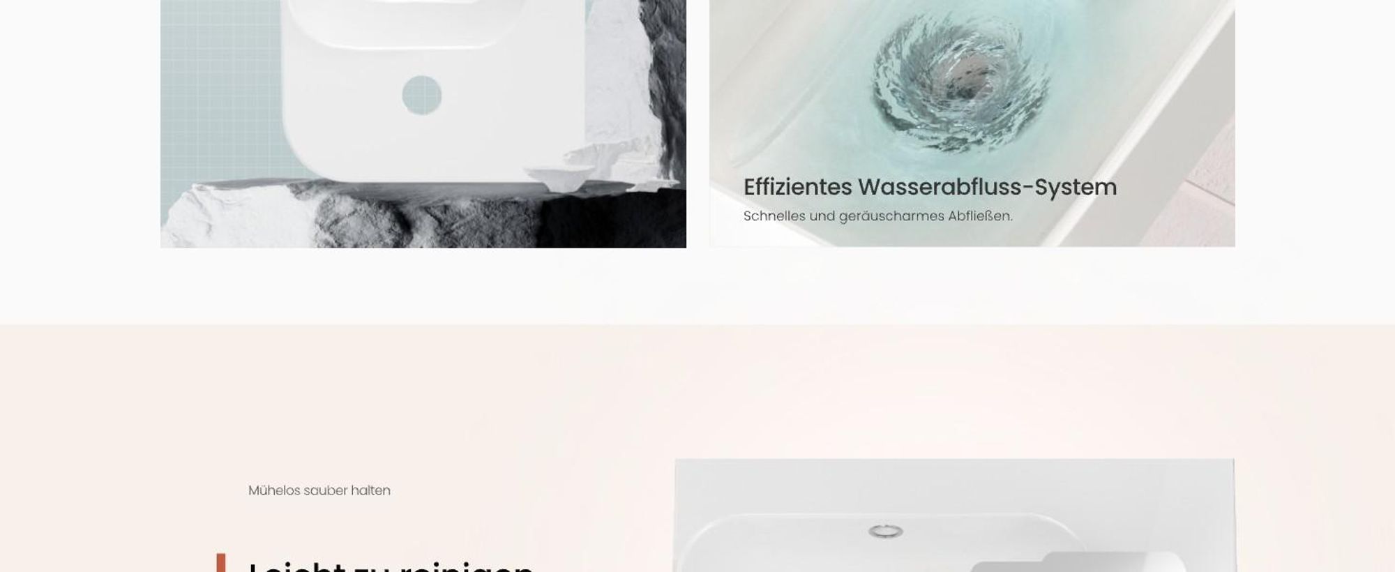 EMKE Hängewaschbecken Eckiges Waschbecken，Keramik Waschbecken,mit Hahnloch rechts, Glänzend,Weiß, 450*265*156 mm