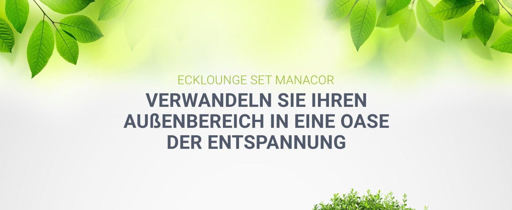 Juskys Polyrattan Lounge Manacor in Schwarz und Creme