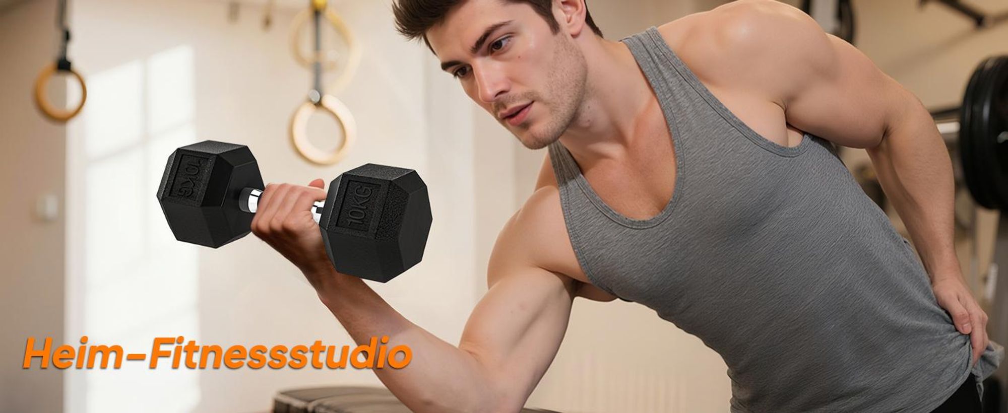 HOMCOM 2er-Set Gummi-Hantel Fitness Hantel Kurzhantel für Trainingsraum Büro sechseckige Form Metall Gummi schwarz 10 KG