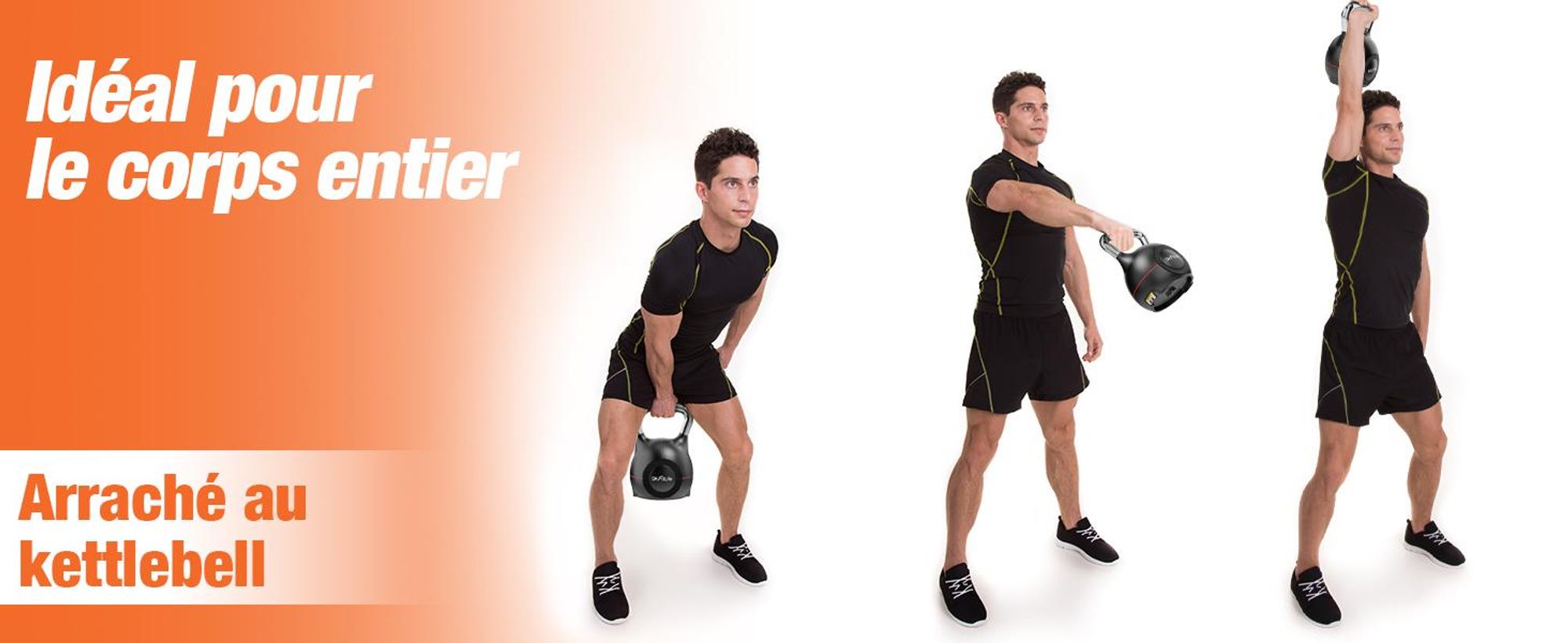 DH FitLife 7-en-1 Kettlebell réglable (1,5-10 kg), Haltère avec 7 niveaux de poids, Idéal pour l’entraînement du corps, Compact et Gain de place