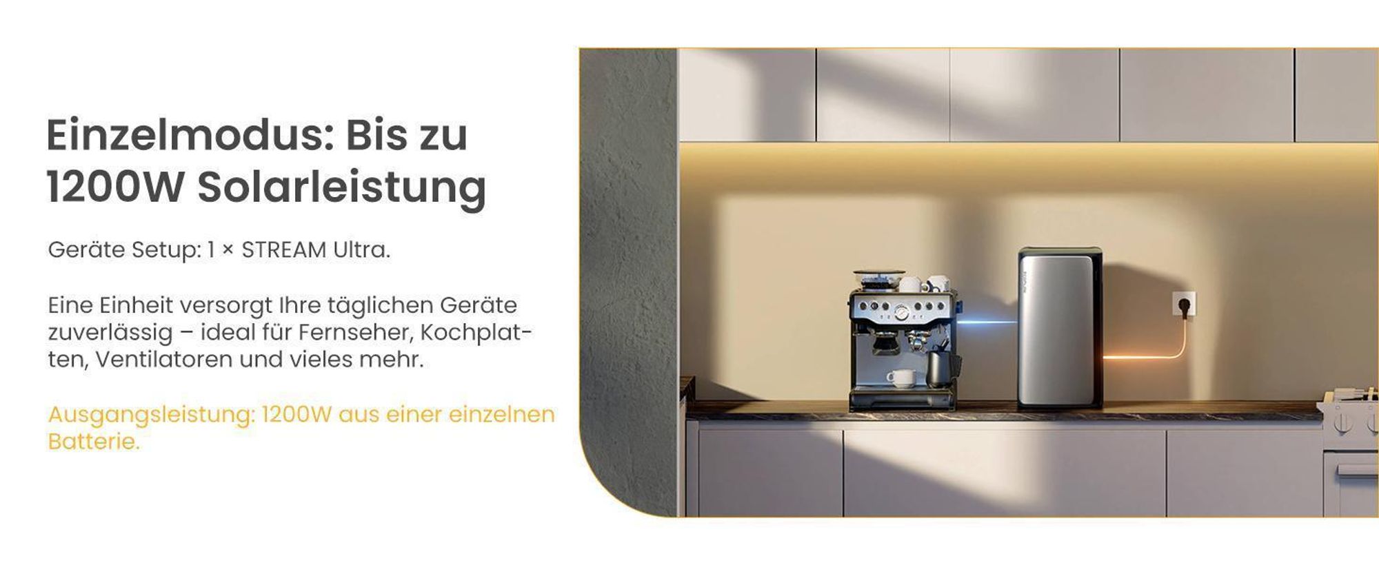 Balkonkraftwerk mit Speicher 5760Wh, EcoFlow Stream Ultra Speicher mit 2x Stream AC Pro, 1800W Solarmodule für Balkonkraftwerk (0% MwSt)