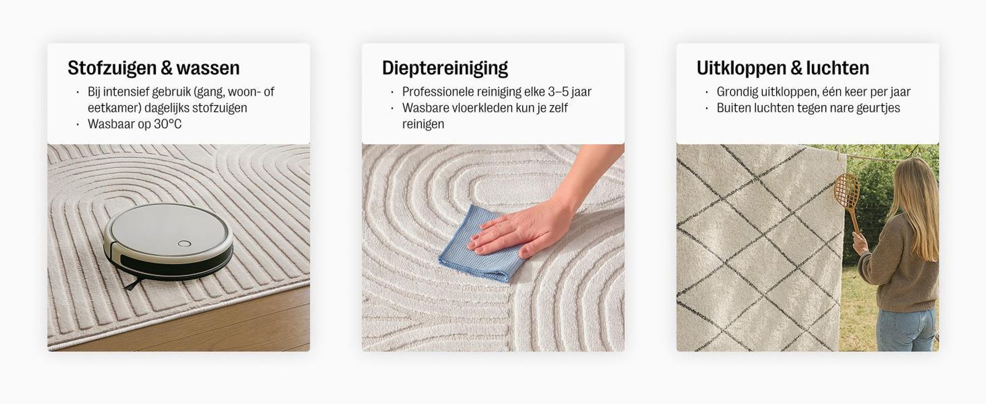benuta tapijt voor de woonkamer Soho Taupe 240x340 cm Tapijt met hoog pool Woonkamer-tapijt Rechthoekig Antislip Zacht Pluche Shaggy