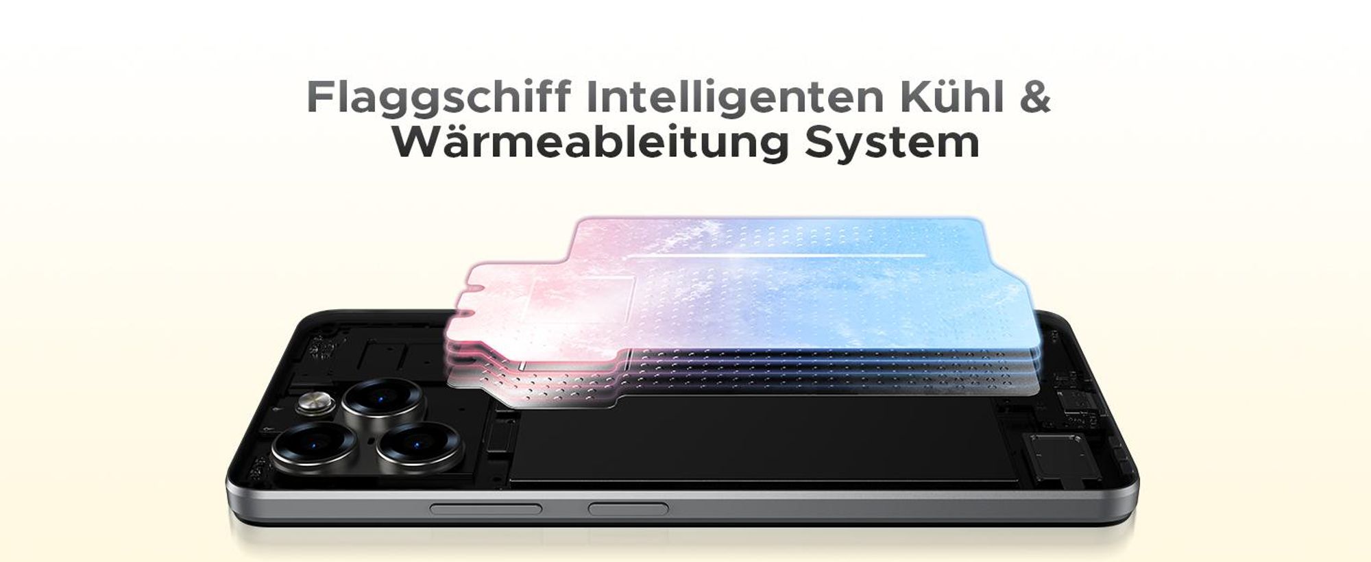 DOOGEE Note 58 Smartphone Handy, Android 16, 6,75" 90Hz, 6250mAh Akku, 32GB RAM+128GB ROM, 4G, 16MP, NFC, Gesichtserkennung, ohne Vertrag