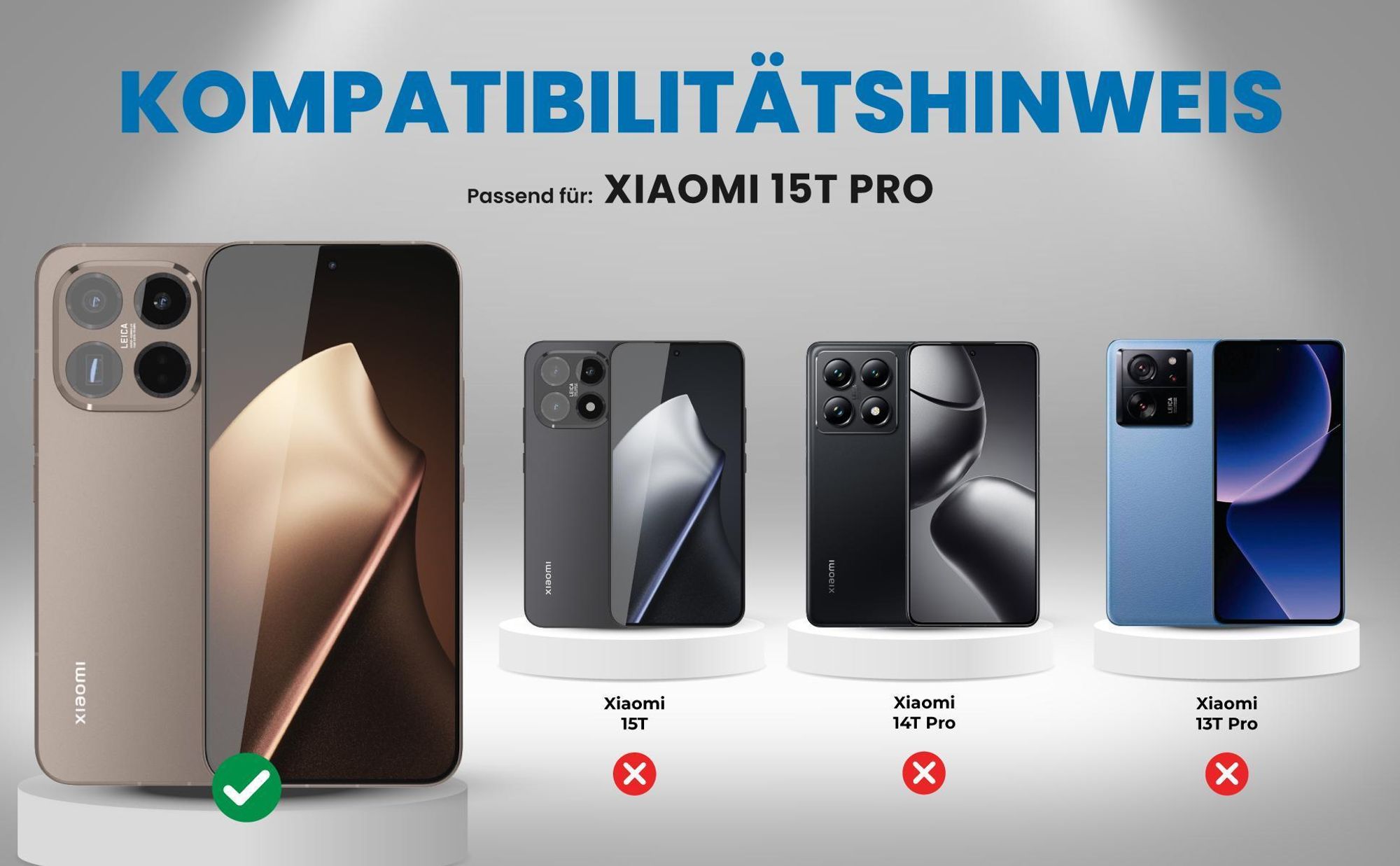 Kompatibilitätshinweise Hülle für Xiaomi 15T