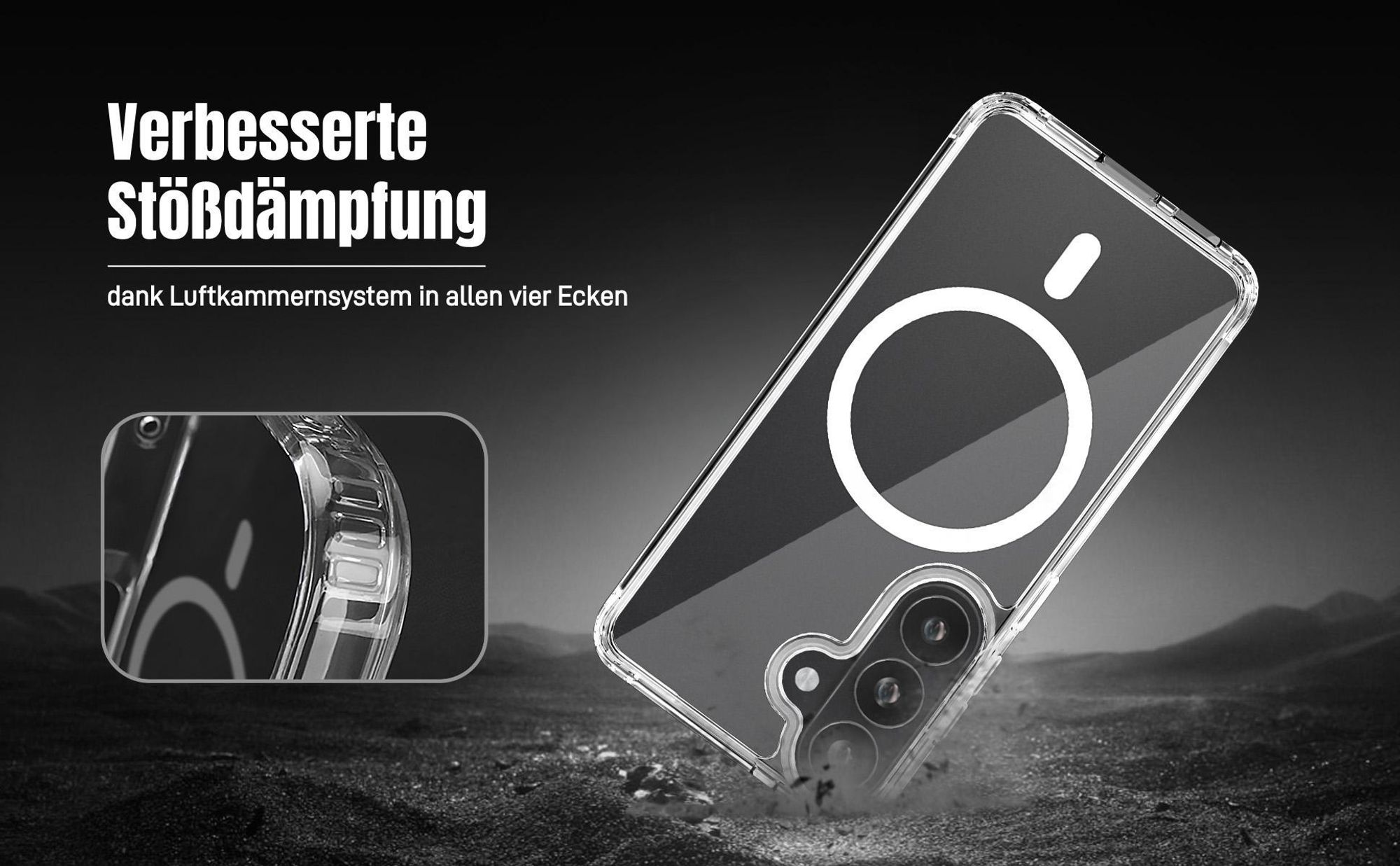 Passgenaues Case für Samsung Galaxy S26 mit verbesserter Stoßdämpfung