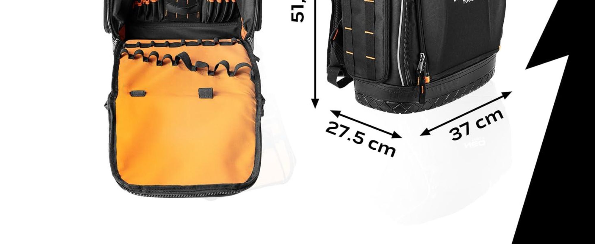 NEO TOOLS Werkzeugrucksack, verstärkt