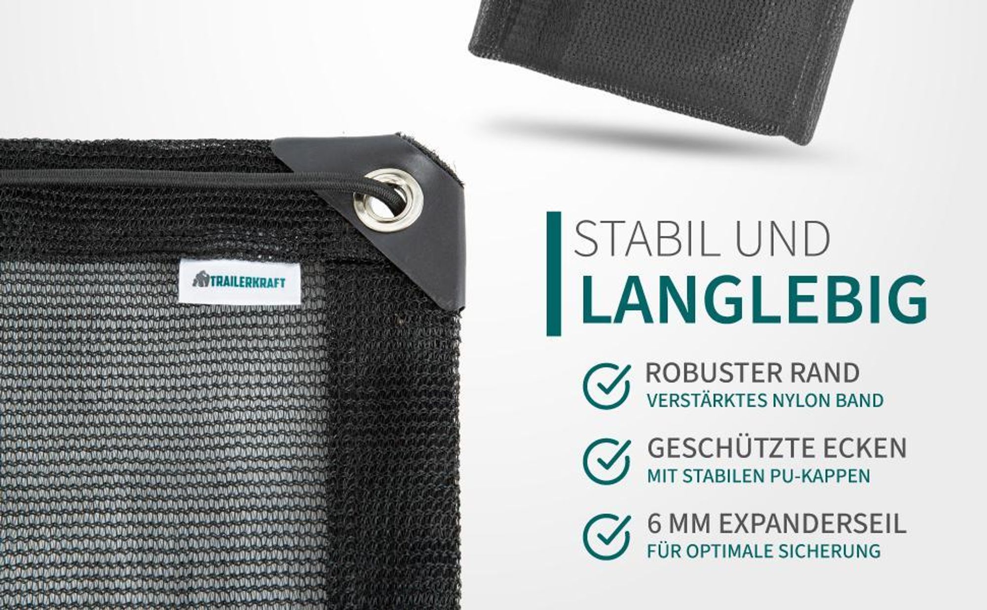 Abdecknetz 2,5x3m DEKRA Geprüft - Für Anhänger & Ladungssicherung