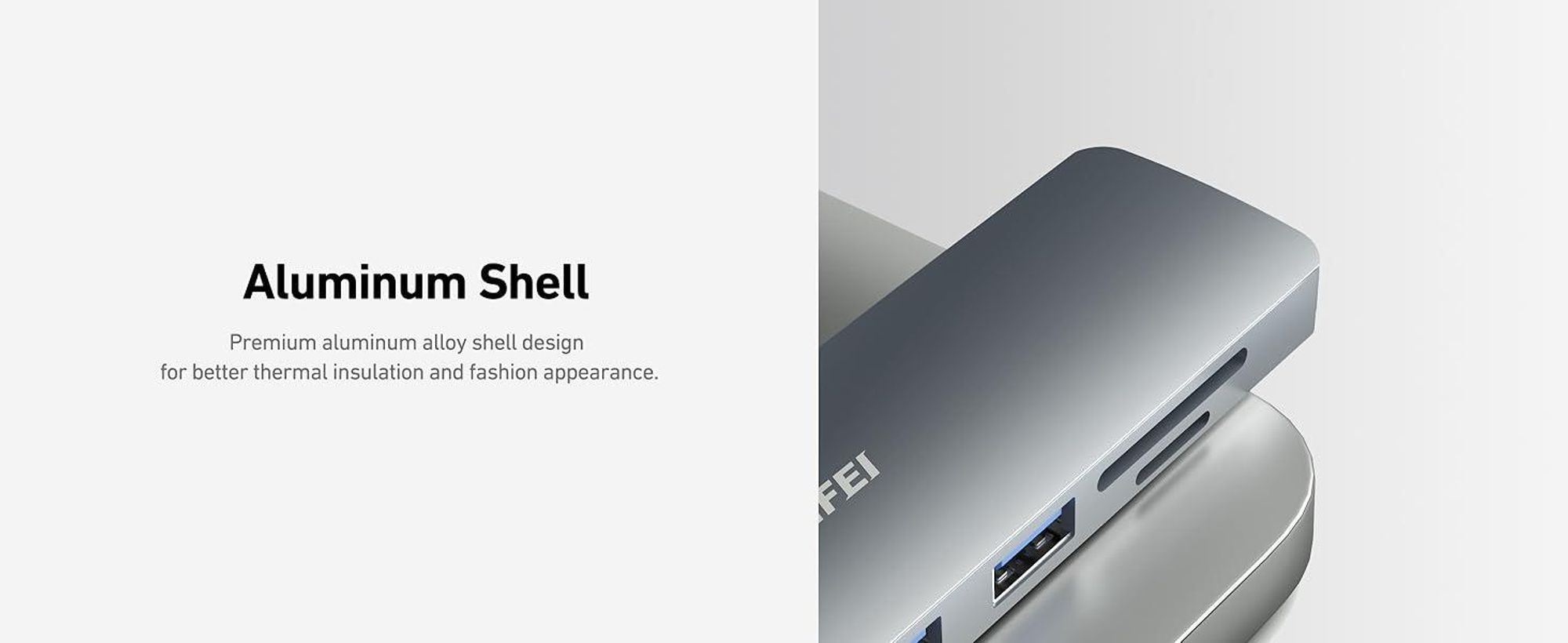 BENFEI Hubs USB C Hub 7in1 mit HDMI 4K 60Hz und 100W PD