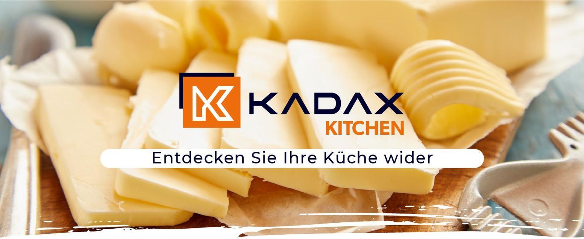 KADAX Butterdose aus Glas "Calvi", rechteckige Butterglocke mit Deckel, Transparent, 14 cm, 1 Stück