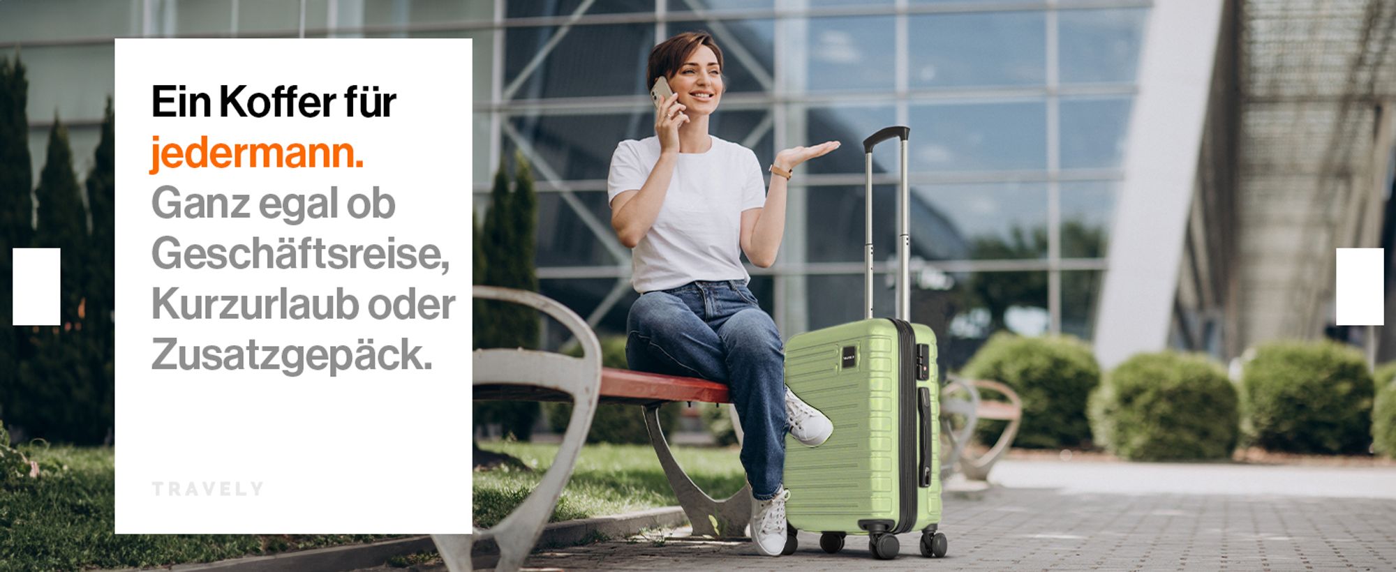 TRAVELY Premium Koffer Set: 77cm, 67cm & 55cm Handgepäck Koffer in einem Set, sehr robuste Reisekoffer mit sanften Rollen & TSA Schloss, Reisekoffer, Koffer & Trolleys