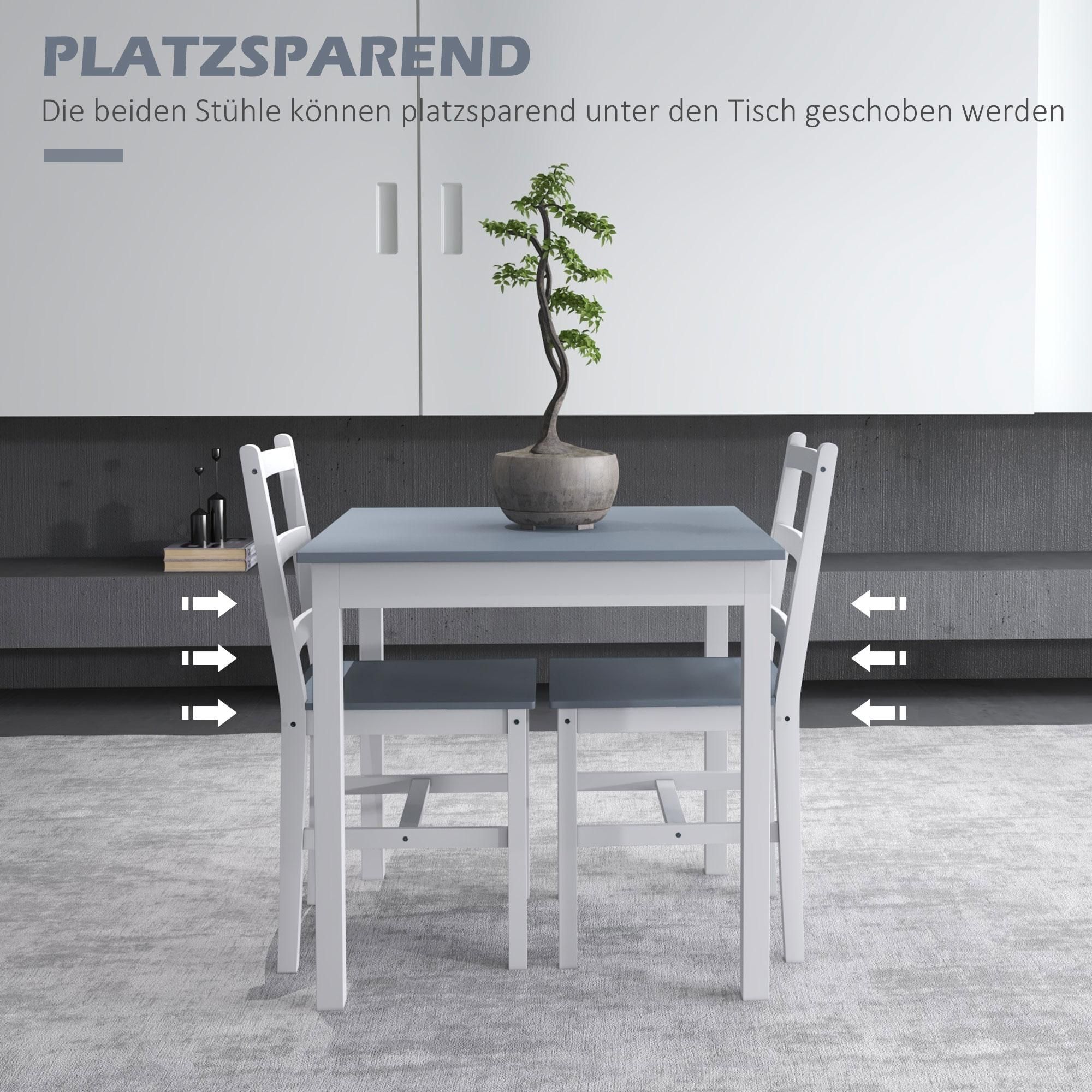 Küchentisch Tisch Küchenstuhl Weiß