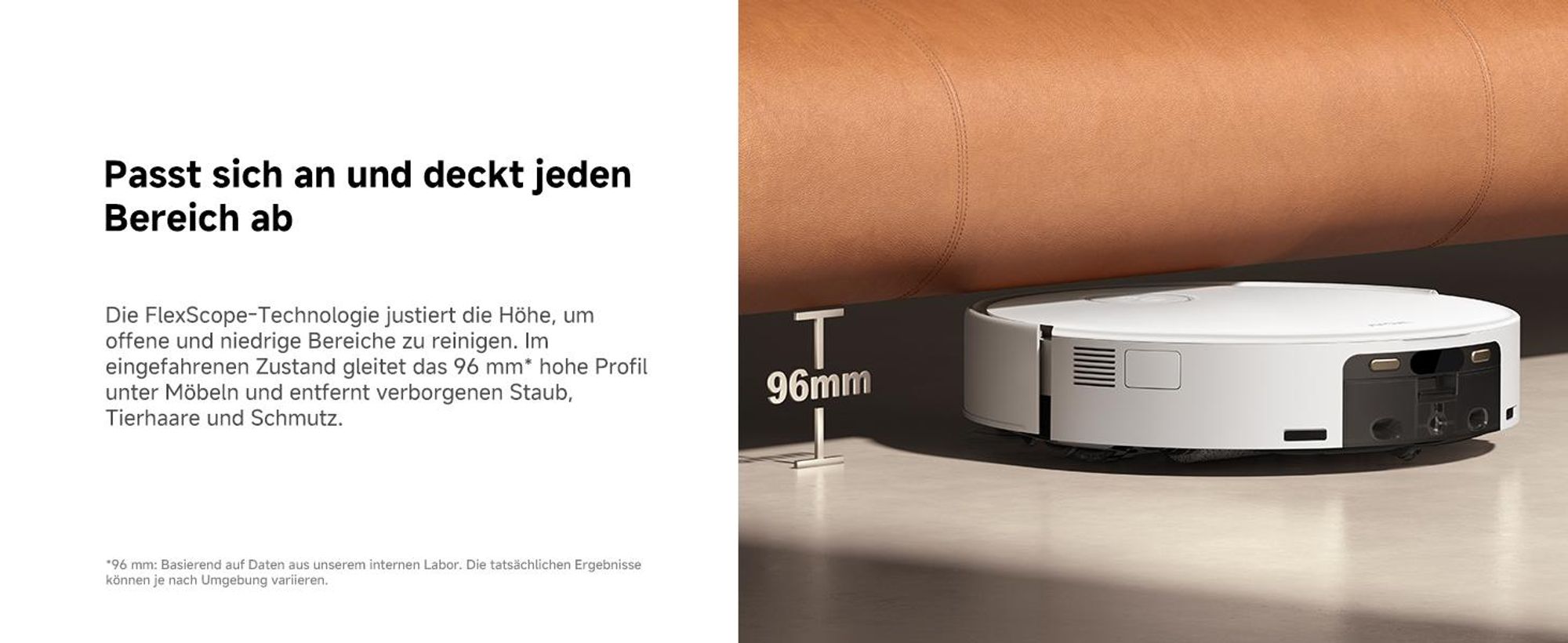 MOVA Z60 Ultra Roller Standalone – Saugroboter mit automatischer Entleerung, Selbstreinigendem Wischmopp, Präzise Navigation, Vollflächige Reinigung