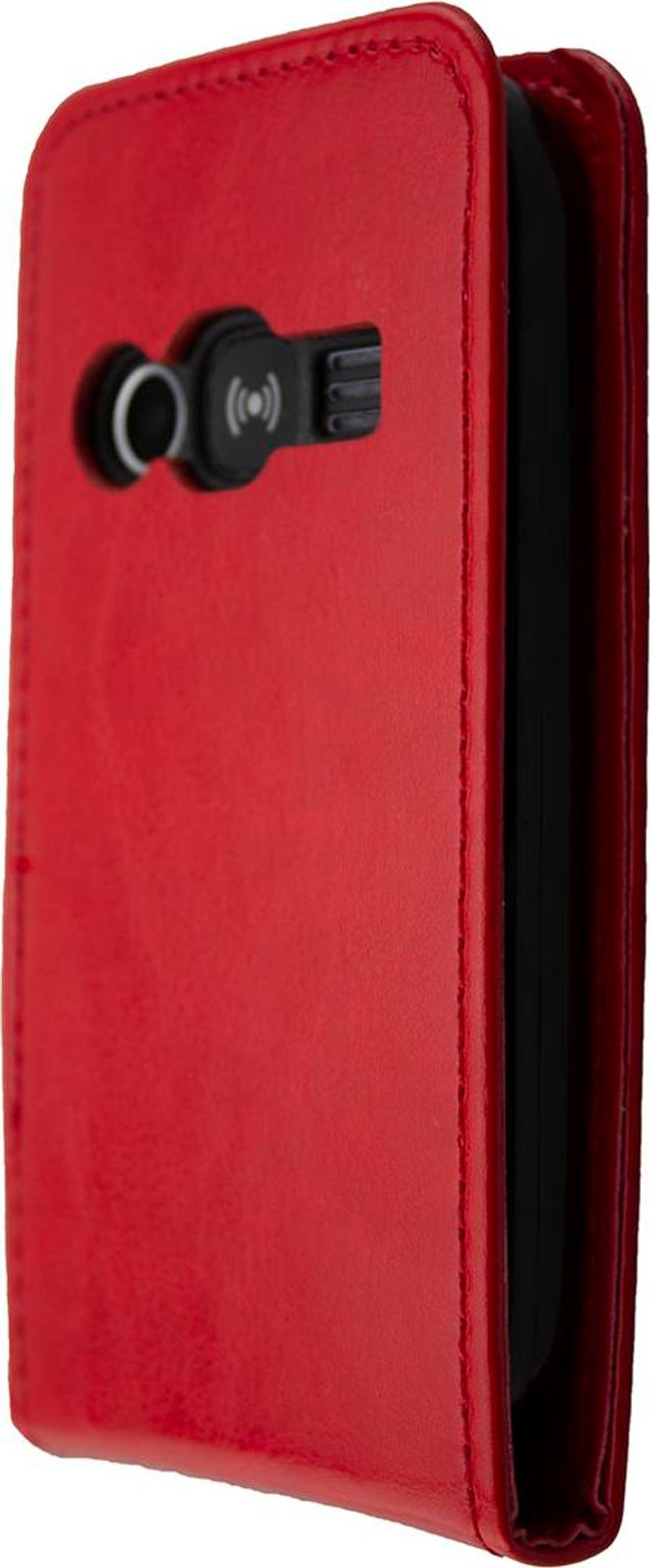 caseroxx Schutz Tasche Hülle Flip Cover kompatibel mit Doro 1360 / 1361 / 1362, Smartphone Tasche Flip Cover in rot Bild 4