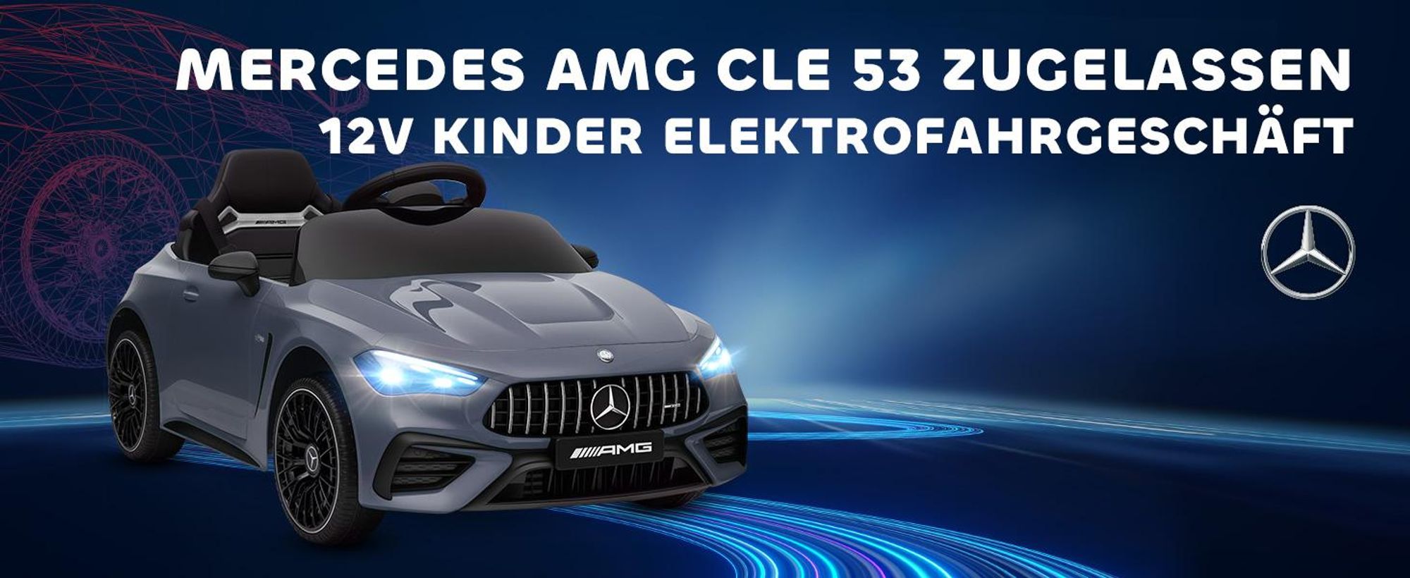 AIYAPLAY Kinder Elektroauto 2x12V Kinderauto mit Musik, MP3, Sanftem Start/Stopp