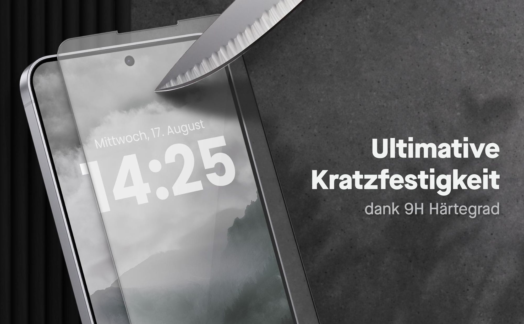 Display Schutzglas Set für Samsung Galaxy A57 5G kompatibel mit allen gängigen Hüllen
