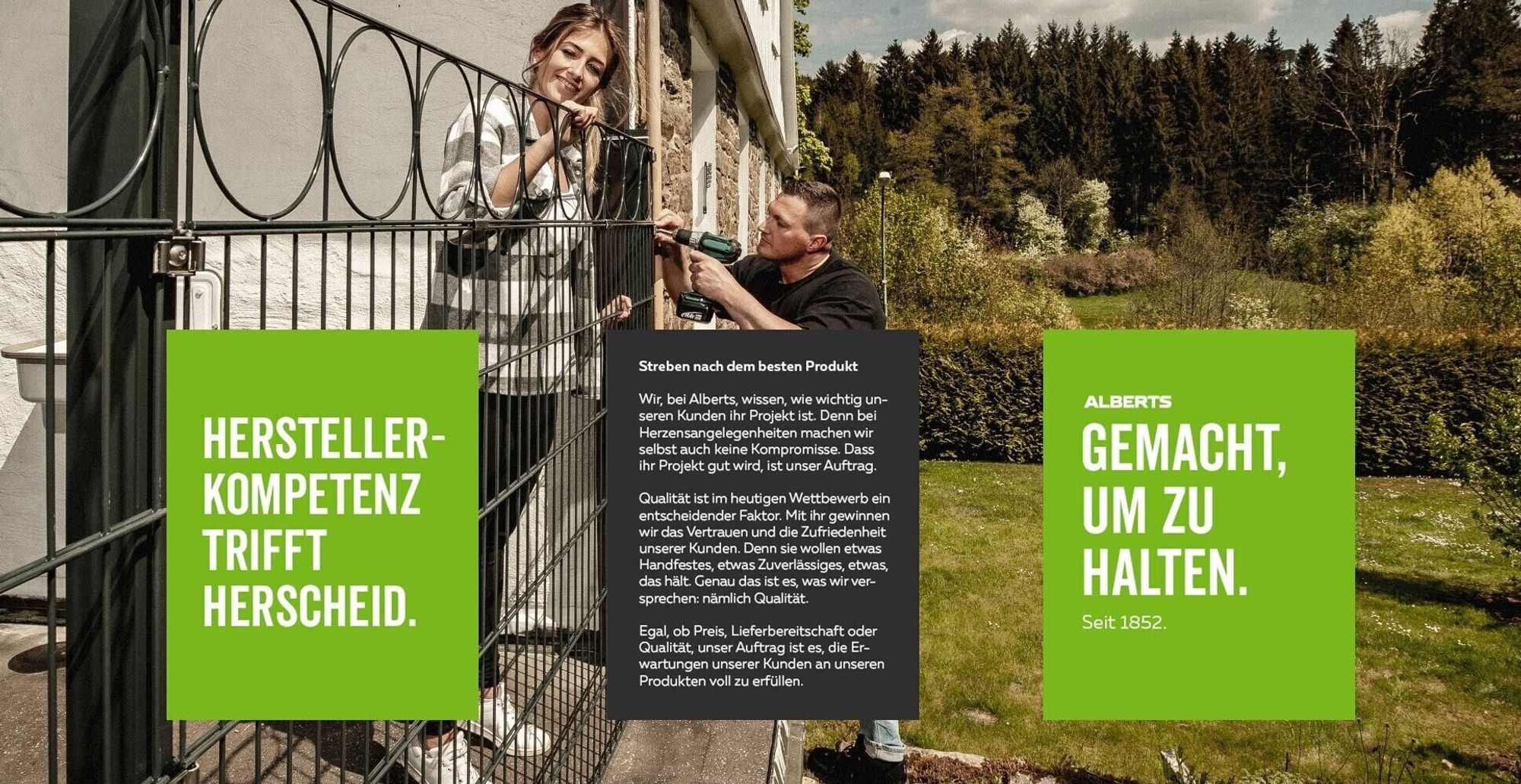 Alberts Pfostenträger für Zaunpfosten für Doppelstabmatten, zum Aufschrauben, Platte 150 x 100 mm, für Pfosten 60 x 40 mm, anthrazit