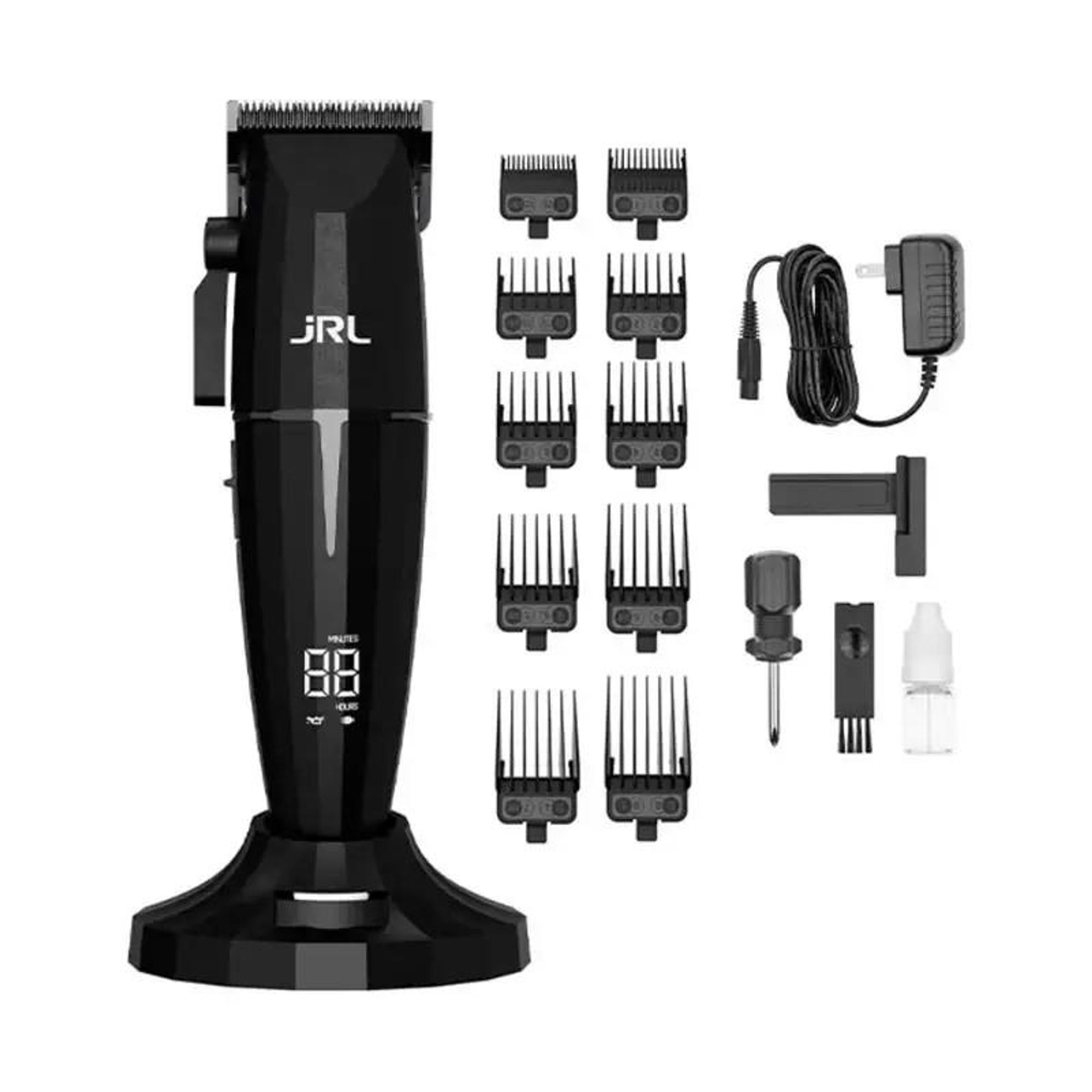 JRL Onyx Clipper Schwarz mit Präzisionsklinge