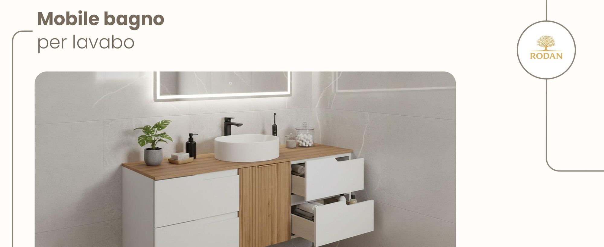 RODAN, mobile bagno, mobile sotto lavabo, mobile bagno moderno, mobili per il bagno