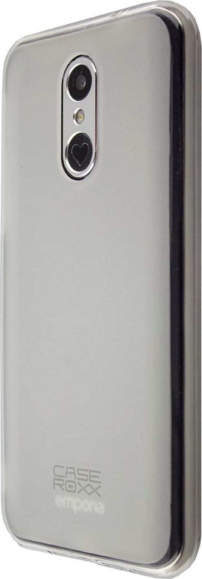 caseroxx Schutz-Hülle TPU-Hülle kompatibel mit Emporia Smart 3, Gummi Handy Tasche weiß-transparent Bild 3