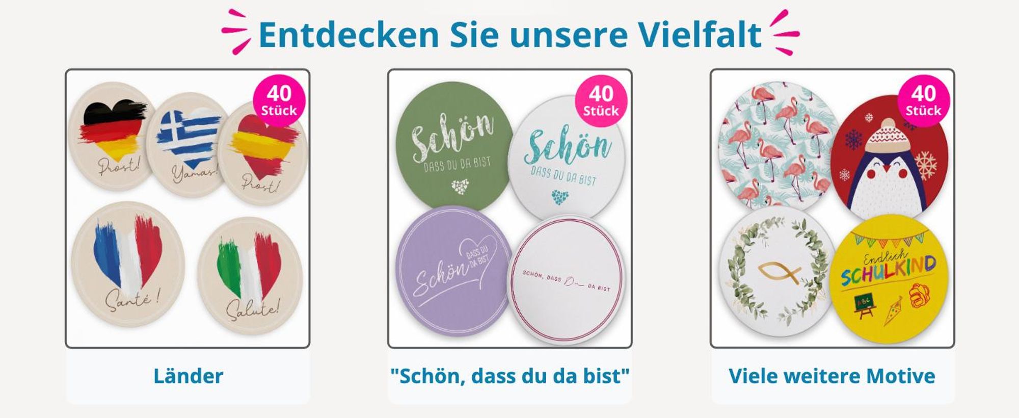 itenga 40x Bierdeckel Untersetzer "O zapft is! / Prost" Bayern