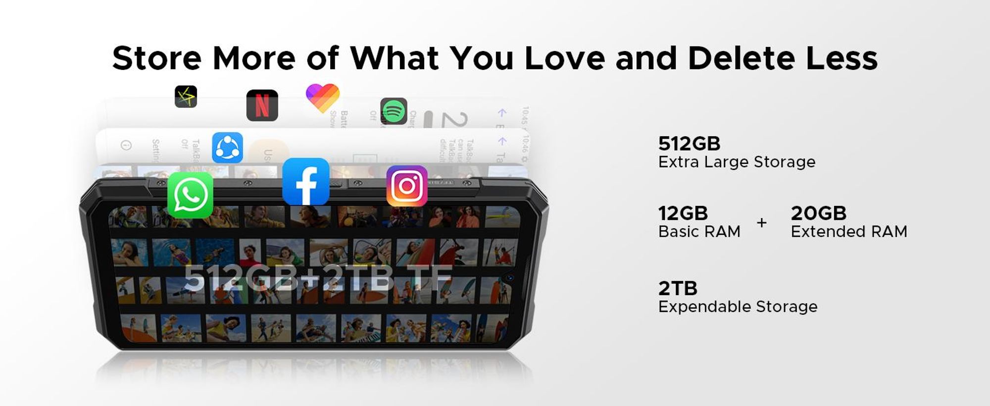 Doogee S200 Plus, 17,1 cm (6.72"), 12 GB, 512 GB, 100 MP, Android 14, Zlato