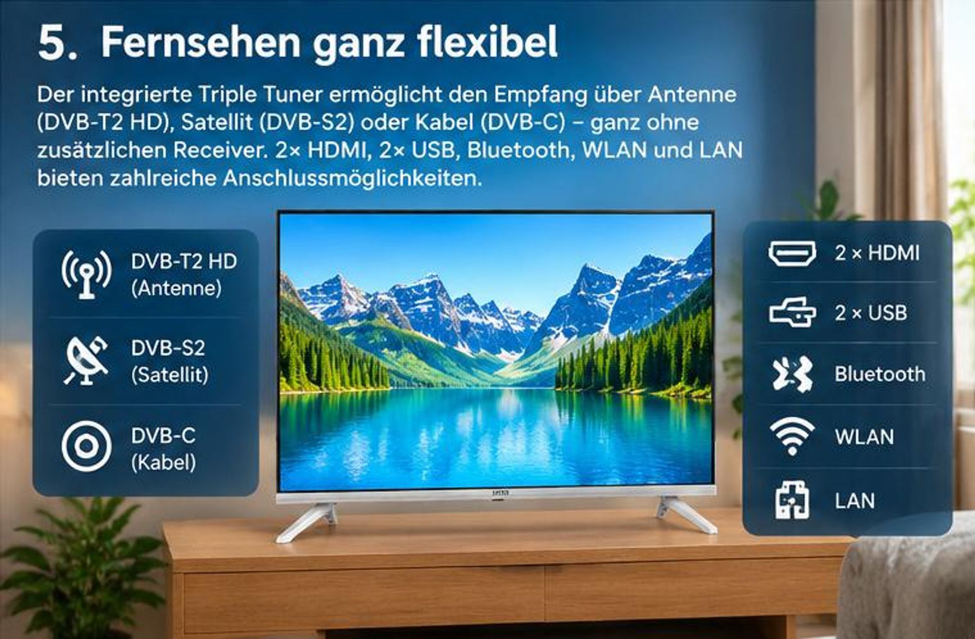 Fernsehen ganz flexibel