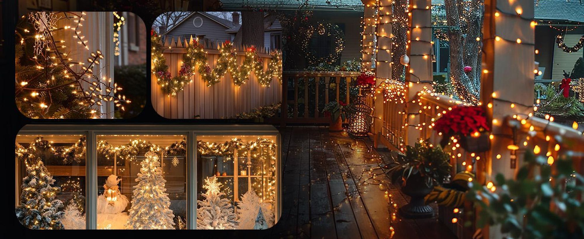 Salcar 10m 1000 LED Lichterkette Weihnachten Beleuchtung Warmweiß Cluster mit 8 Modi und Memory Innen Hochzeit Party Deko