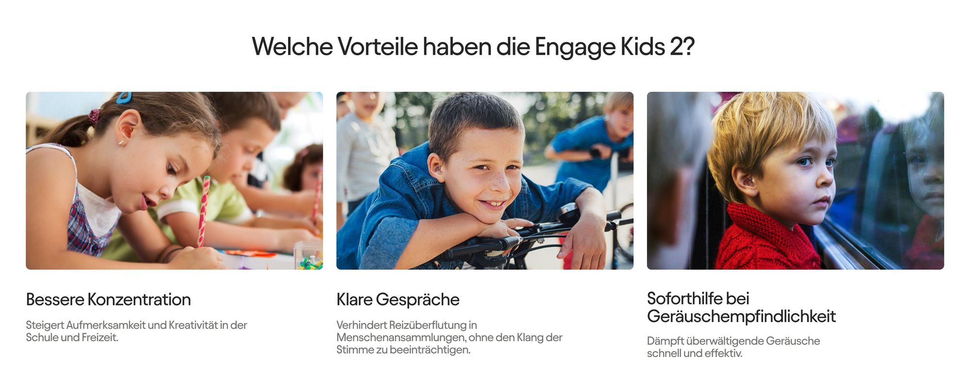 Loop Engage Kids 2 Ohrstöpsel für Kinder (6–12 Jahre), Wiederverwendbarer Lärmschutz, 16 dB