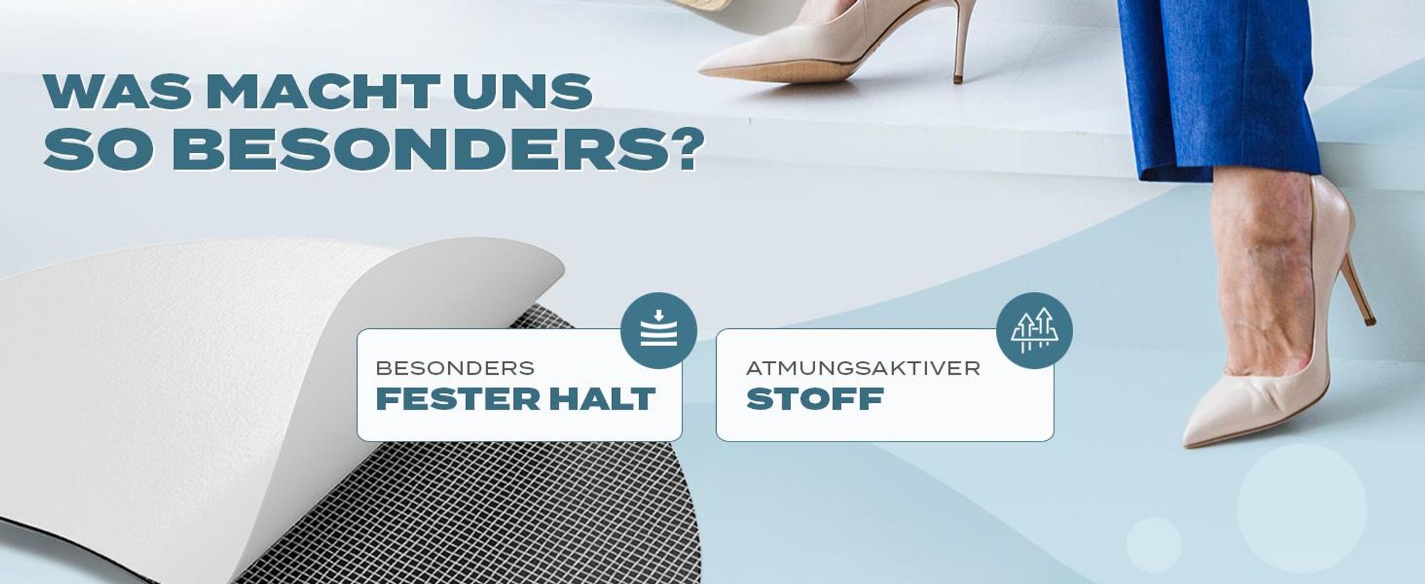 EDELFELD – Unsichtbare Fersenpolster gegen Rutschen & Blasen [3 Paar] – Atmungsaktiver Fersenschutz aus Memory Foam – Schuheinlagen als Fersenhalter