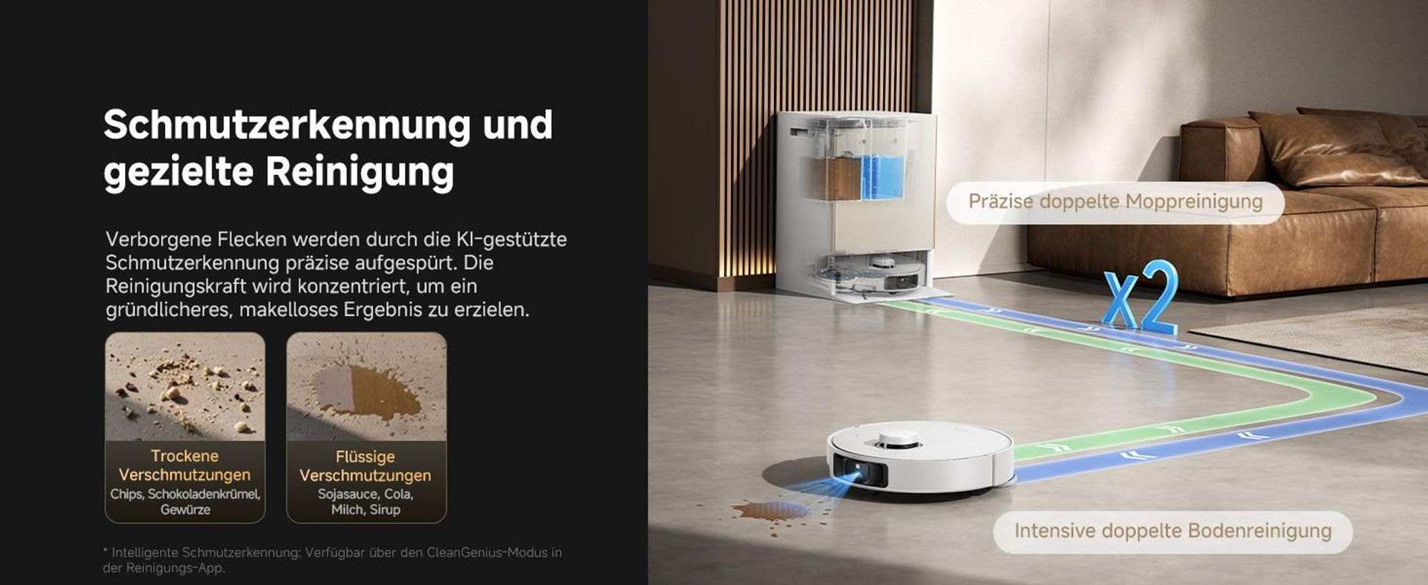 Dreame Matrix 10 Pro Saugroboter mit Wischfunktion,30KPa Saugleistung,AI RGB,3D Laser,100°C Selbstreinigung,0-Tangle System,Mop-Wechselstation,Weiß