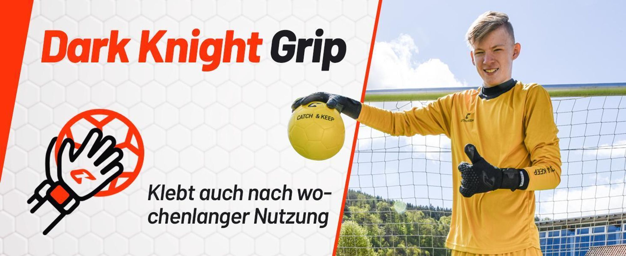 Catch & Keep Artico Sensation 100 Torwarthandschuhe Herren weiß Gr 9,5