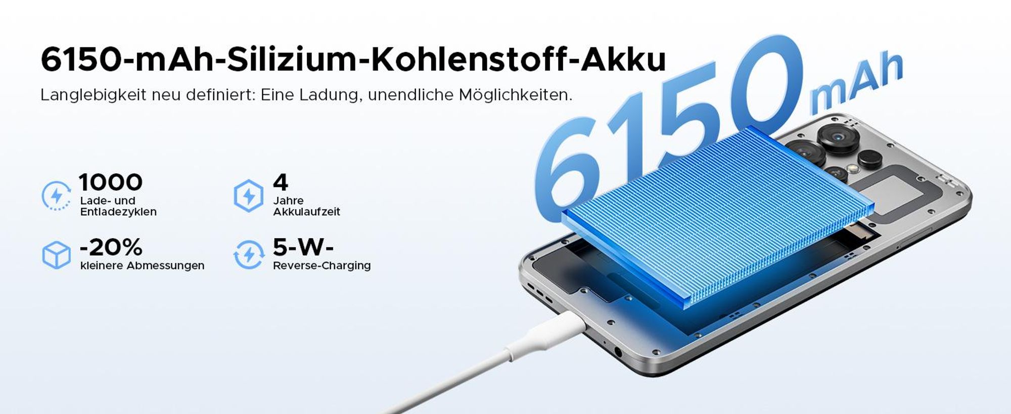 DOOGEE Note56X Pro Smartphone, Android 16, 6,56" scherm met 90Hz, 6150mAh batterij, 32GB+128GB opslag, 4G, 13MP camera, NFC, vingerafdruksensor, OTG, zonder abonnement