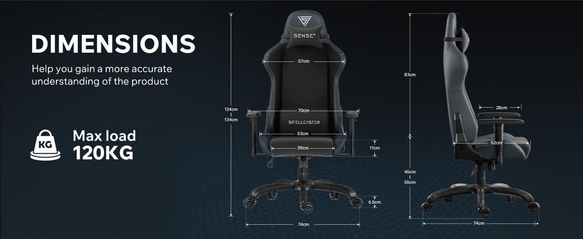 Sense7 Zaklínač FUKU herné kreslo, herné kreslo, kancelárske kreslo, ergonomická kancelárska stolička, do 120 kg, látka, béžová