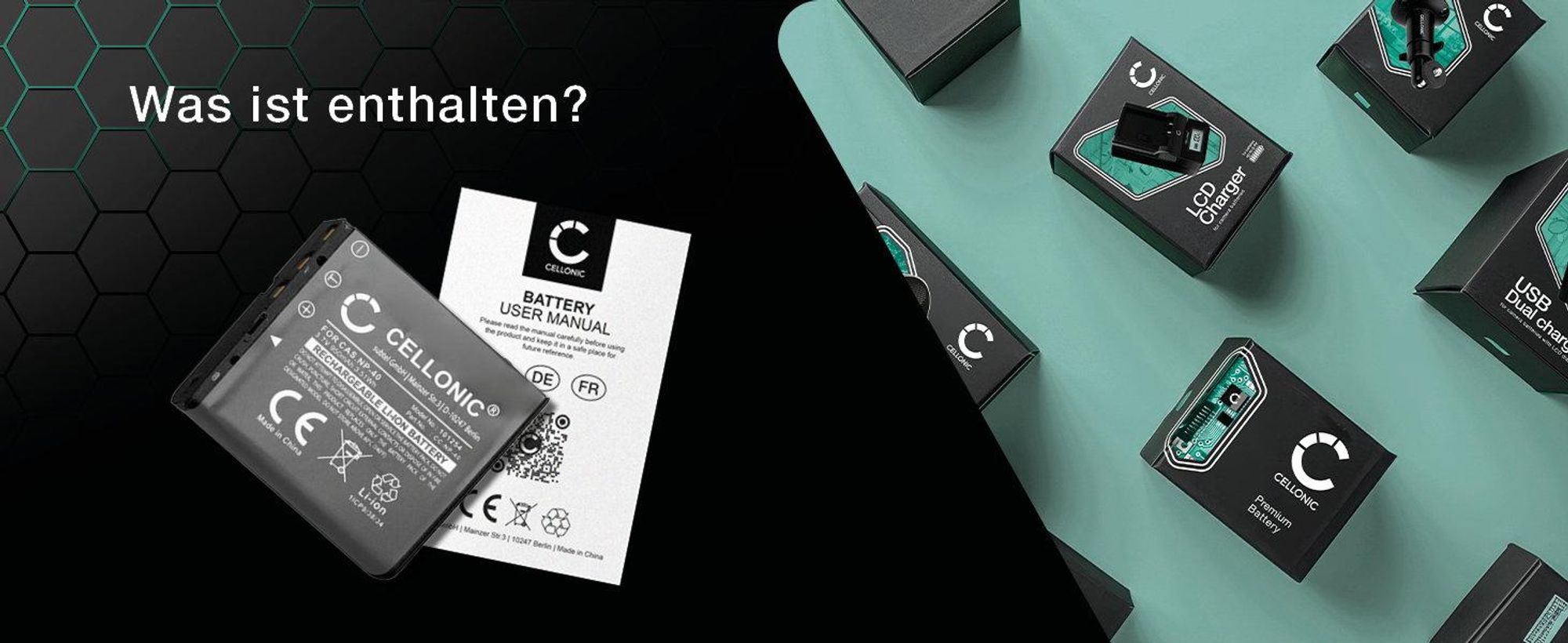 CELLONIC 1x Akku für Kamera Kompatibel mit Casio CA-26 (Exilim EX-Z750), Exilim EX-FC100, Exilim EX-Z750, NP-40 - (950mAh , 3.7V)