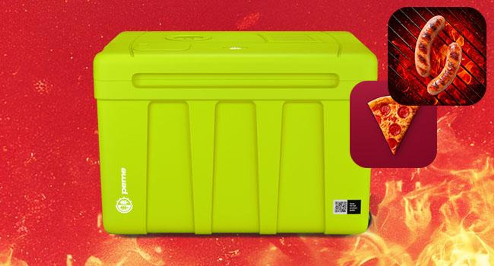 Peme Elektrische Kühlbox Essential 50L - Autokühlschrank Camping leise Trolley Wärmefunktion Minikühlschrank PKW LKW Reise Outdoor campingkühlschrank