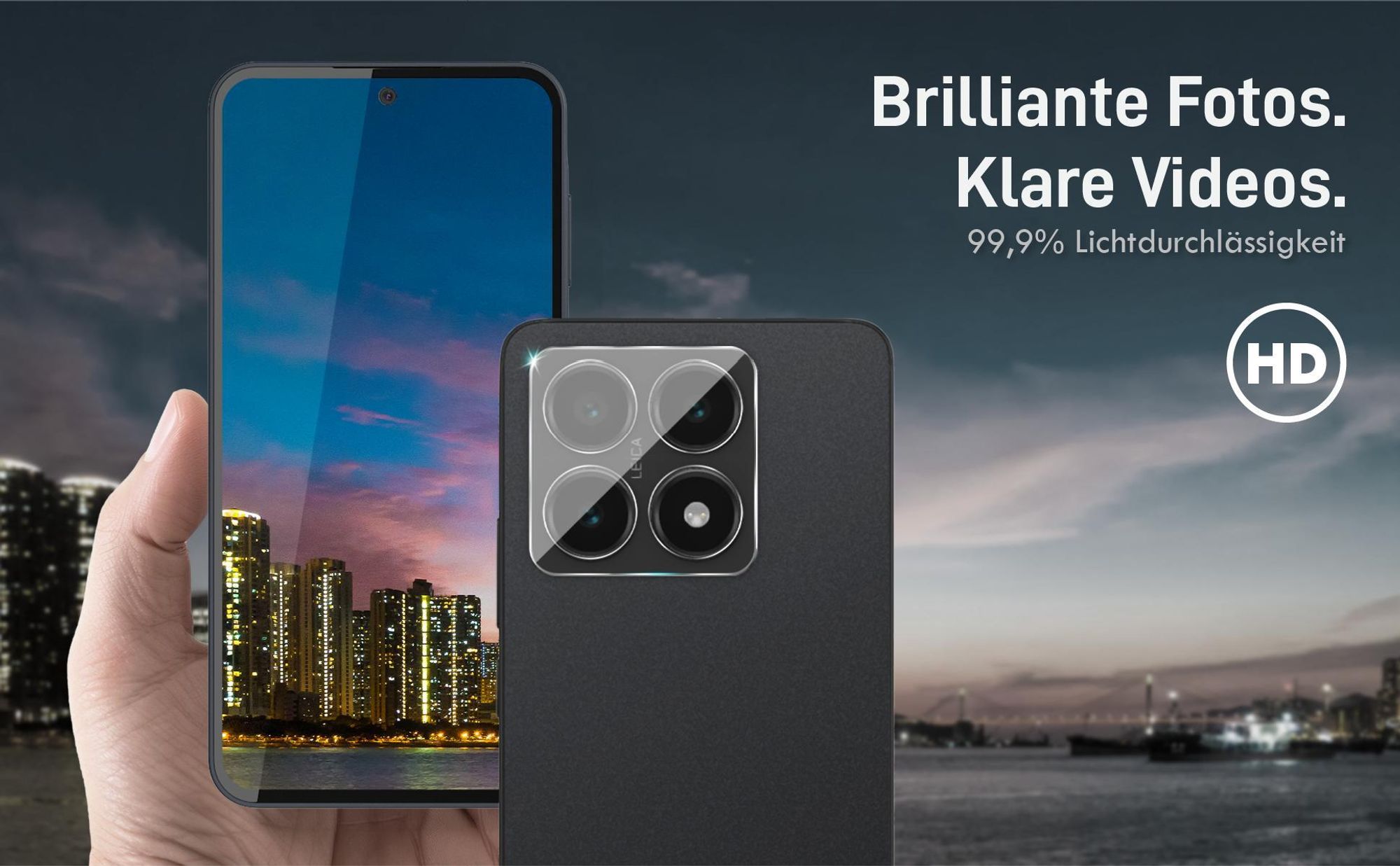 Brilliante Bildqualität mit dem Xiaomi 14T Pro 5G dank 99,9% Lichtdurchlässigkeit