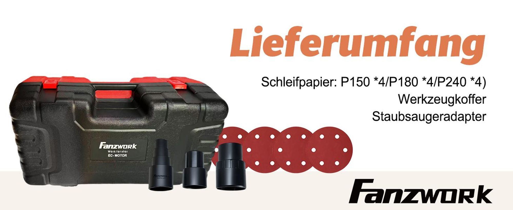 Trockenbauschleifer Deckenschleifer Langhalsschleifer 225mm mit EC-Motor 900W, ULTRA-Leicht
