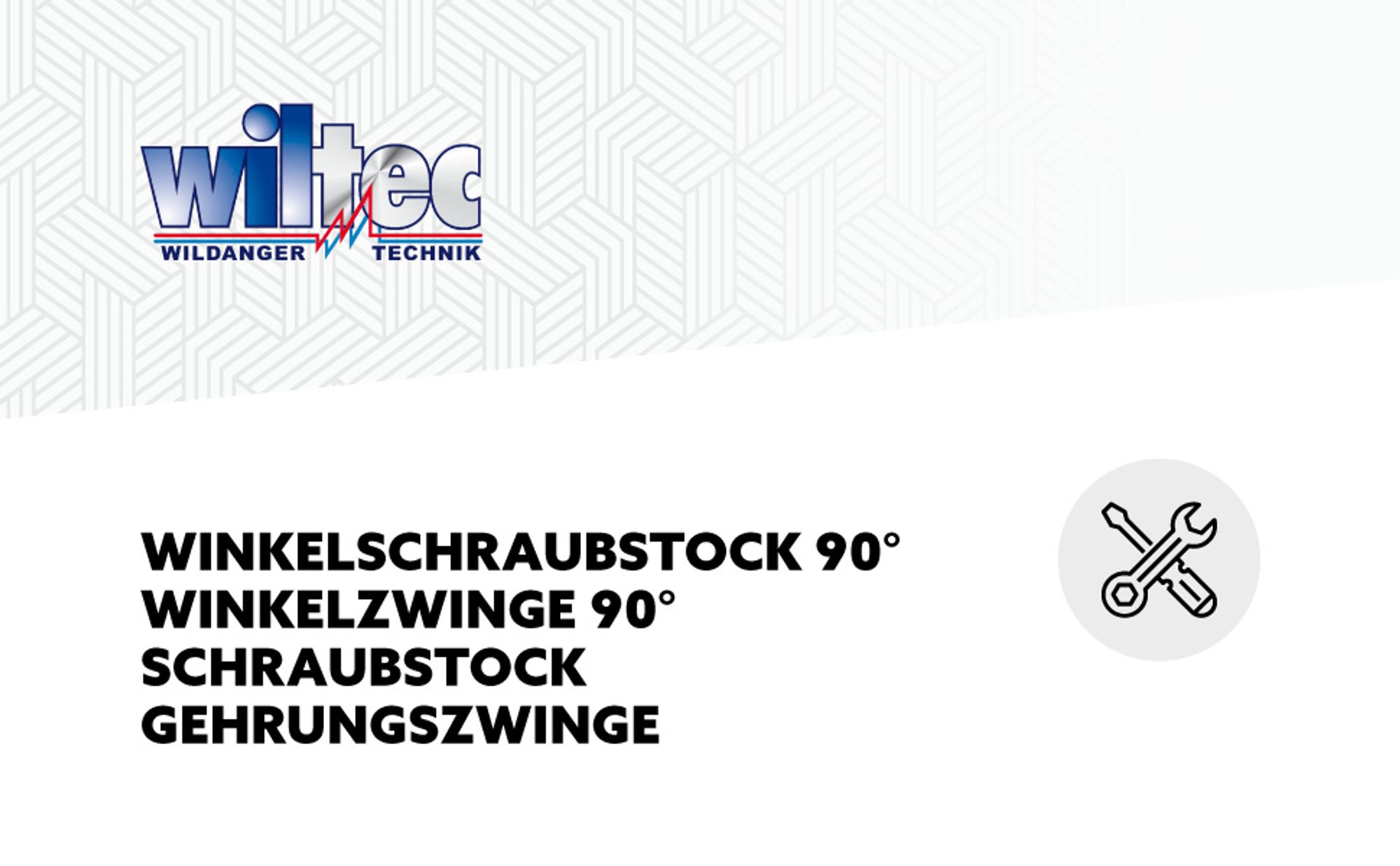 Wiltec Winkelschraubstock 90° mit 100 mm Backenbreite 60 mm Spanntiefe, Winkelzwinge aus Gusseisen, Schraubstock, Gehrungszwinge