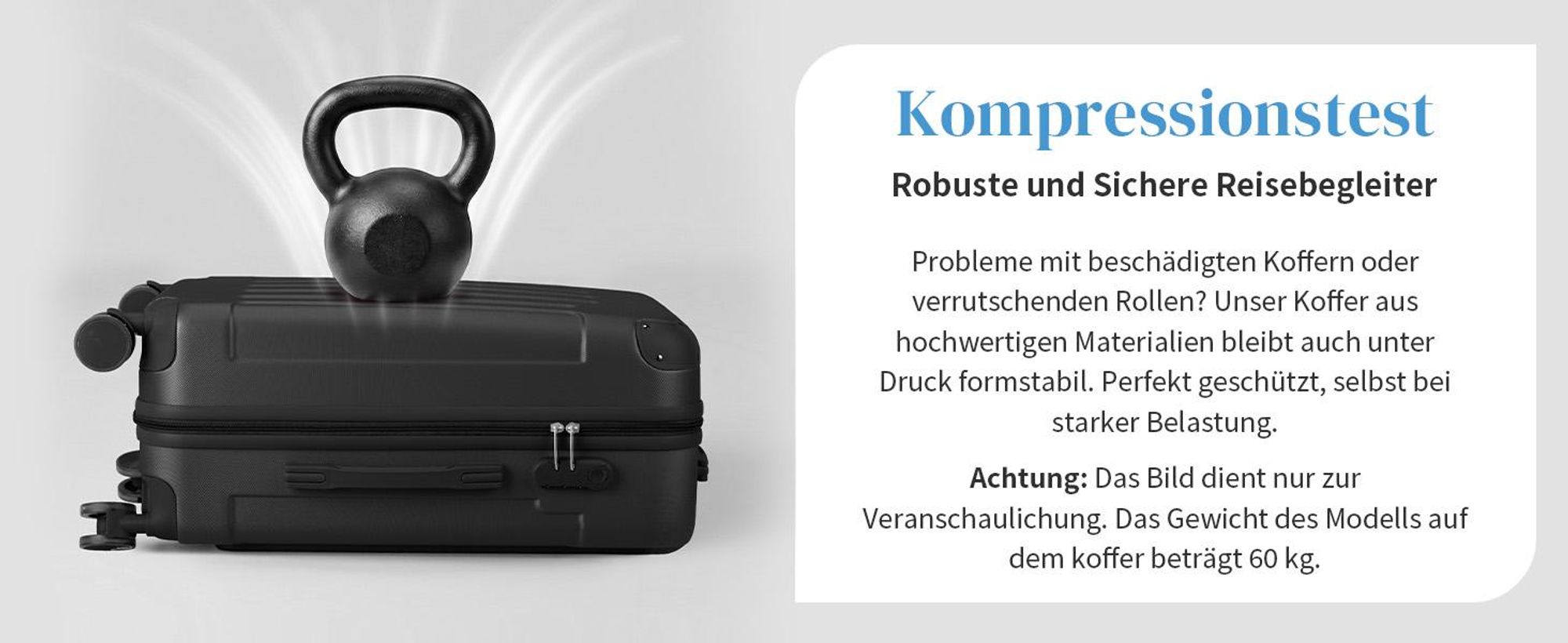 FCH 4tlg. ABS Hartschalen Kofferset 16/20/24/28 Zoll, Trolley mit 4 Rollen und Tragegriff, Eckschutz, Teleskopgriff, Schwarz