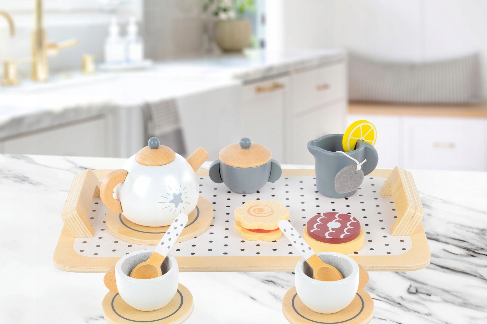 Kinderspielzeug Teeservice Holz