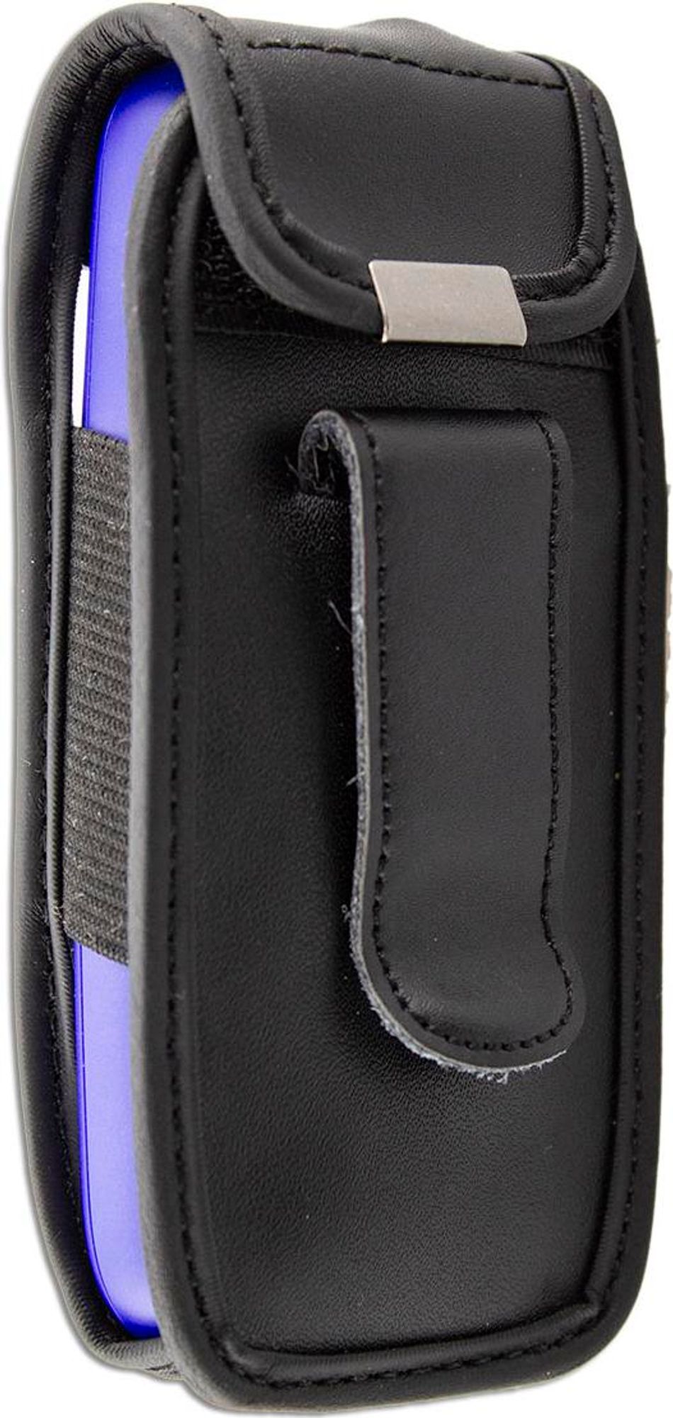 caseroxx Ledertasche mit Gürtelclip kompatibel mit Nokia 105 (2019) 4th Edition aus Echtleder, Tasche mit Gürtelclip und Sichtfenster  Bild 2