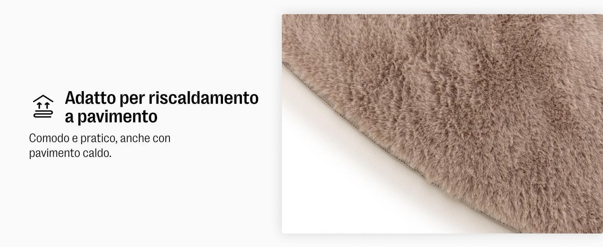 benuta tappeto soggiorno Furry Taupe 120x170 cm tappeto in pelliccia tappeto soggiorno rettangolare antiscivolo lavabile pelo lungo soffice peluche shaggy morbido