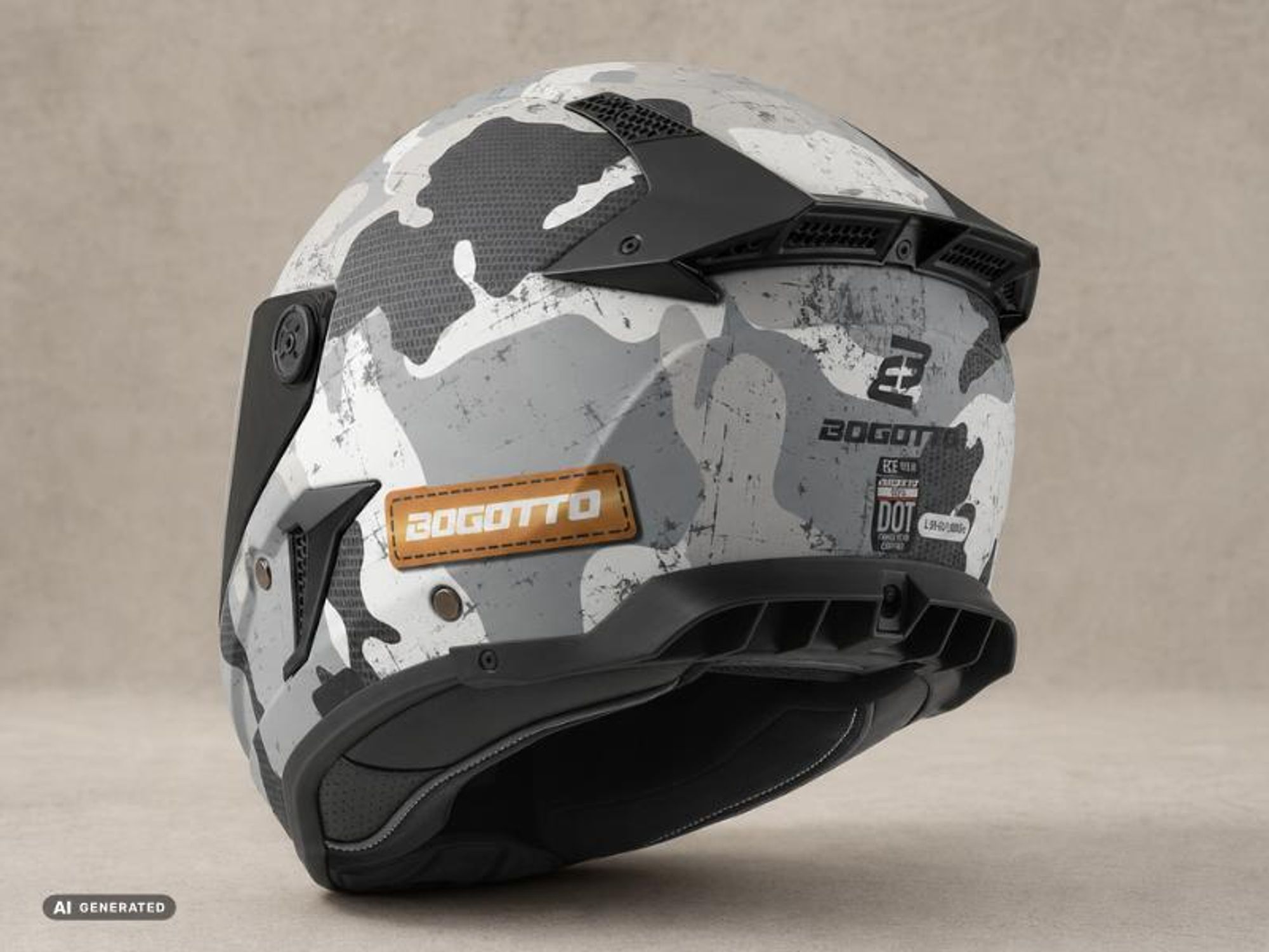 Bogotto Rapto Camo Helm, grün matt, 2XL (63/64)