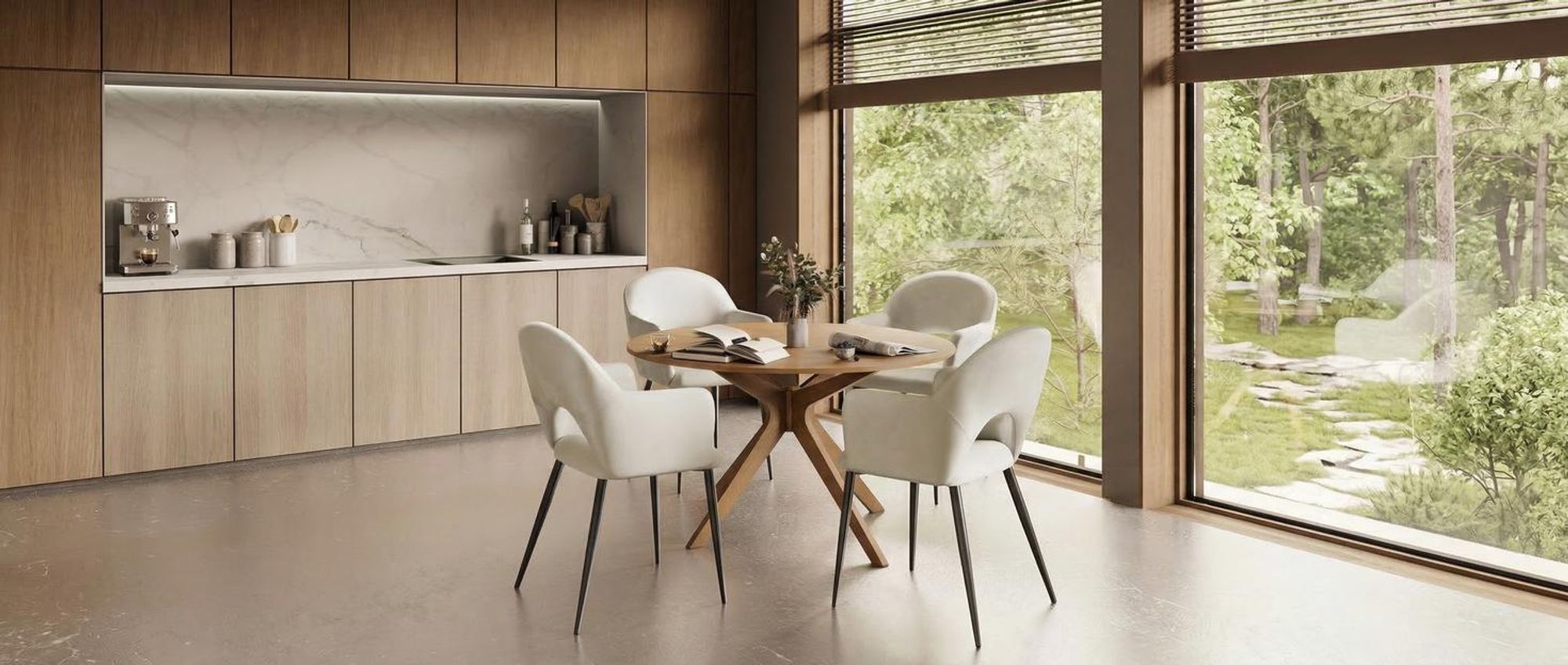 tectake® Armlehnstuhl Sachel in Samtoptik, gepolstert 57 x 61,5 x 87,5 cm