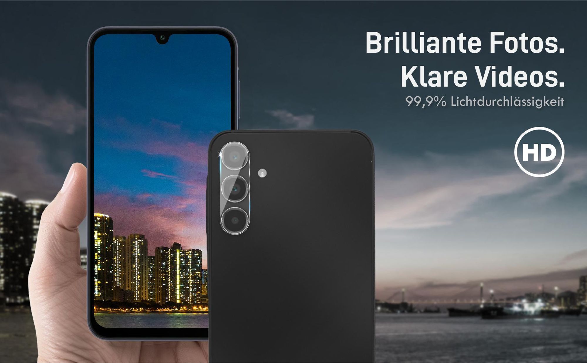 Brilliante Bildqualität mit dem Samsung Galaxy A16 5G dank 99,9% Lichtdurchlässigkeit